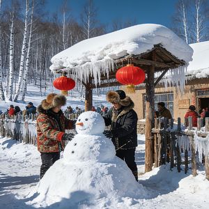 沈阳的冬天贼拉暖