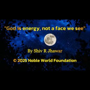 God is energy, not a face we see