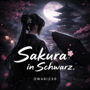 Sakura in Schwarz