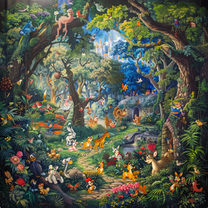 夢と魔法の国 - 森のパレード