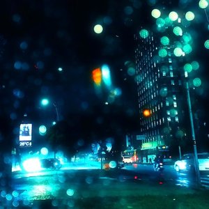 The rain at night