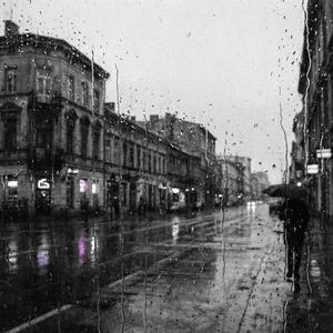 The rain falling on this night