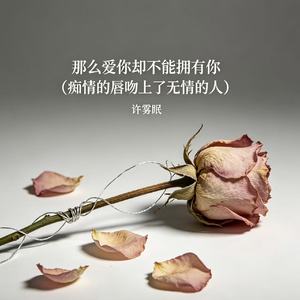 那么爱你却不能拥有你（痴情的唇吻上了无情的人）