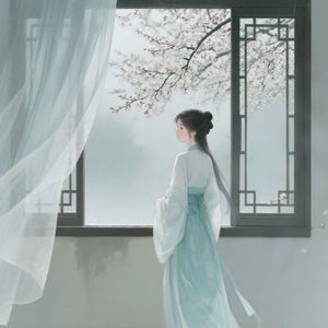 半帘杏花寒