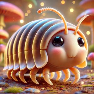 The Roly-Poly or common pill woodlouse (Armadillidium vulgare) Song for Kids [Educational]