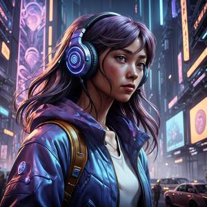 Lofi Glows in the Silent Night