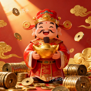 求菩萨保佑我财源滚滚来