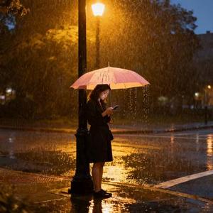我一直站在雨里苦苦等你