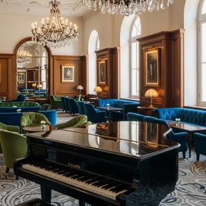 열세번째 고급스러운 음악 호텔 라운지 피아노