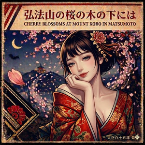 弘法山の桜の木の下には