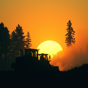 Up the Line (North Idaho Pines)