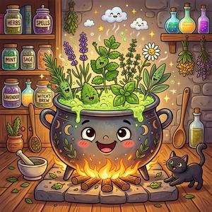 Herbs in the Cauldron