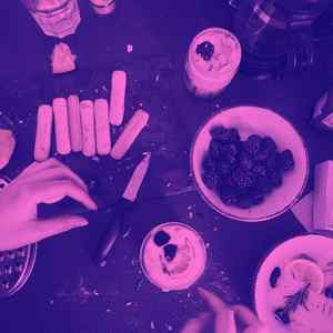 柔和的午餐时间时刻