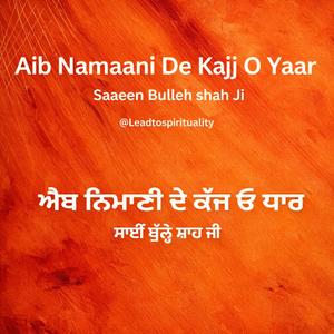 Aib Namaani De Kajj O Yaar (feat. Saaeen Bulleh Shah Ji)