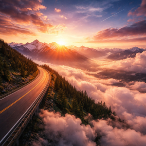 Highway Above The Clouds