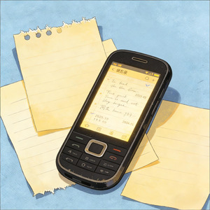 旧手机里的备忘录