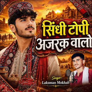 Sindhi topi ajrak valo