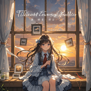 发丝缠绕的黄昏