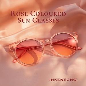 Rose Coloured Sun Glasses