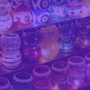 柔和的购物中心时刻