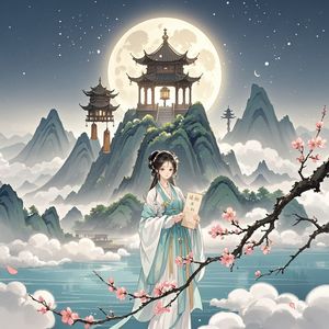 云巅月