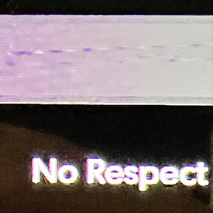 No Respect