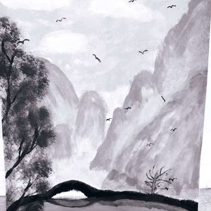 水墨画