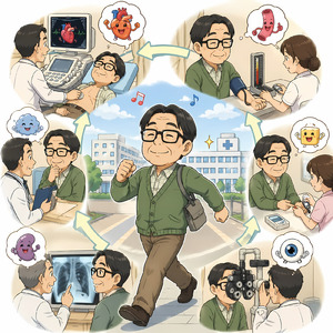 病院通いが日課になった男のルーティン