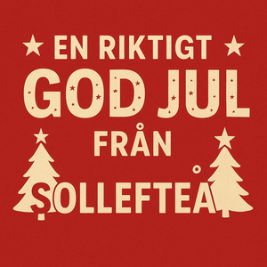 En riktigt god jul från Sollefteå