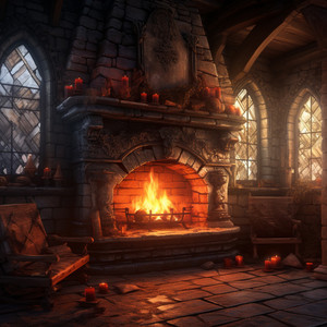 Paisaje De Sueños Besados Por La Llama