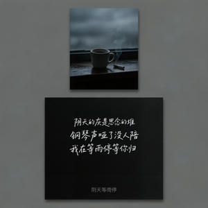 阴天等雨停