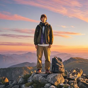 山巅的夕阳-七叶草