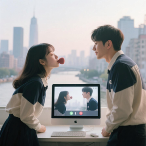 我们开始了异地恋