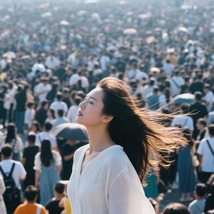 你是落入人海的风