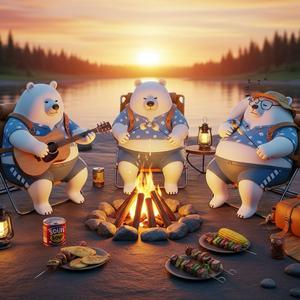 Campfire Yawn