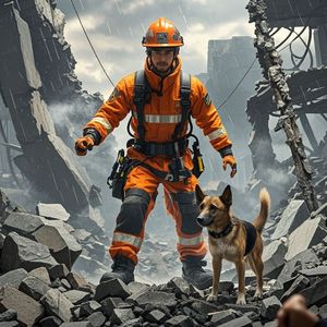 地震后救援-读书改变命运向像一艘