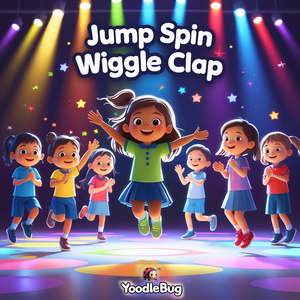 Jump Spin Wiggle Clap