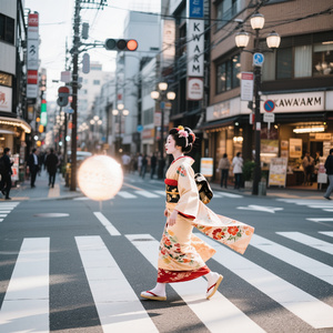 夕焼けの高瀬川