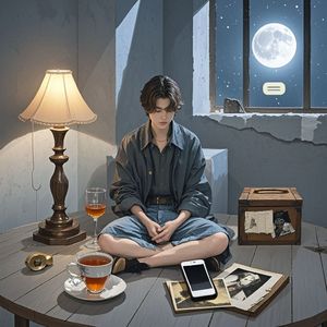 无声的潮汐-八指微笑