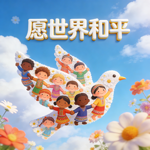 愿世界和平