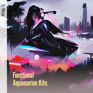 Functional Aquamarine Kite.