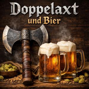 Doppelaxt und Bier