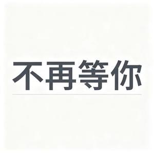 不再等你