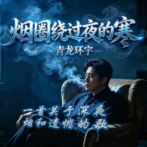 烟圈绕过夜的寒