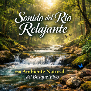 Sonido del Río Relajante en un Bosque Tranquilo y Natural