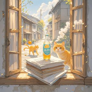 岔路口有风