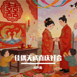 佳偶天成喜庆好合