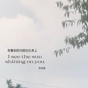 我看到阳光照在你身上