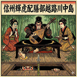 信州輝虎配膳部越路川中島1721