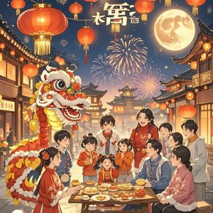 新年团圆-发财树